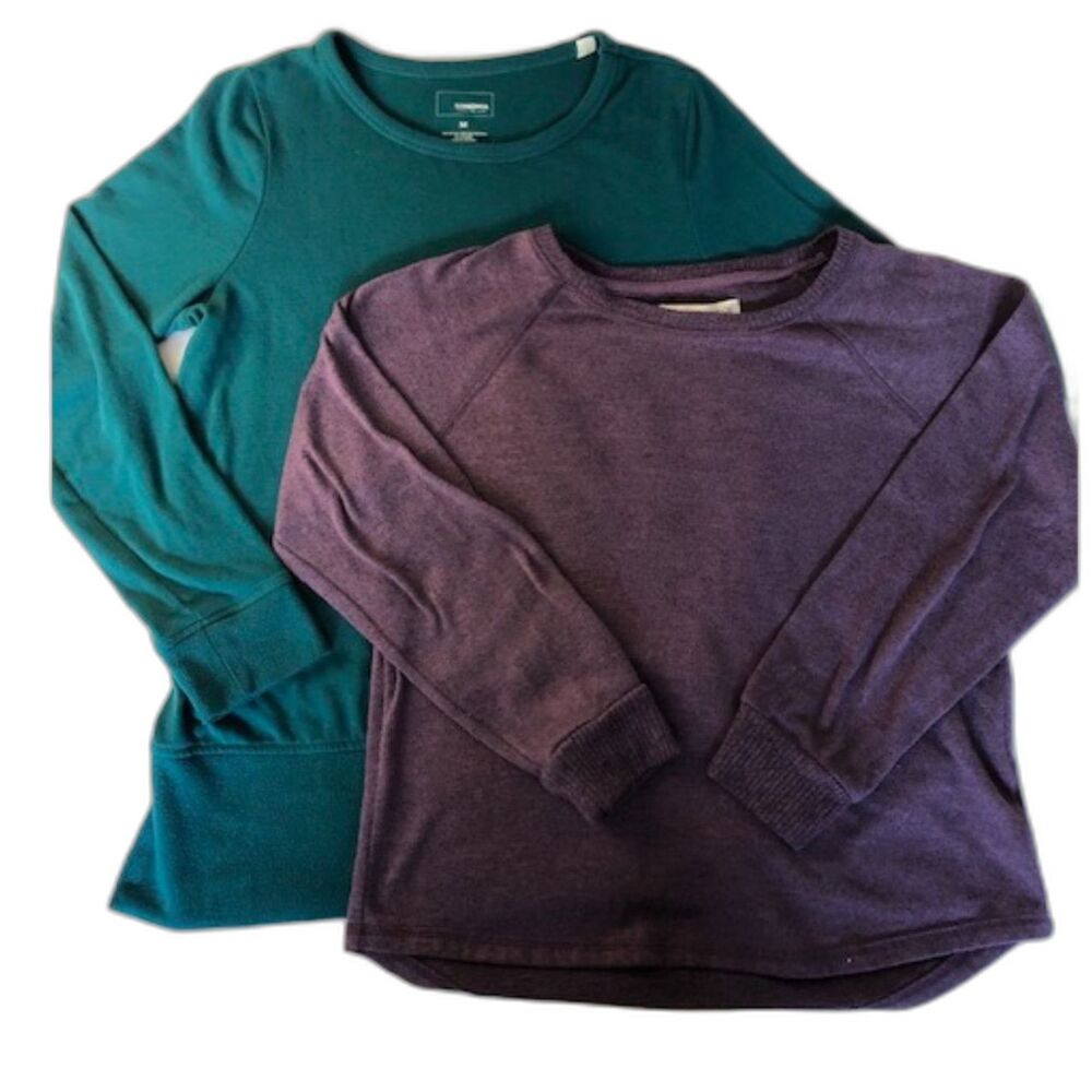 Long Sleeve Turquoise & Plum Top (bundle)
